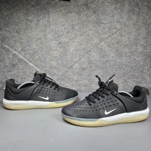 Size 8 - Nike Zoom‎ Nyjah 3 SB Mens Running Shoes Black White Skate Sneakers