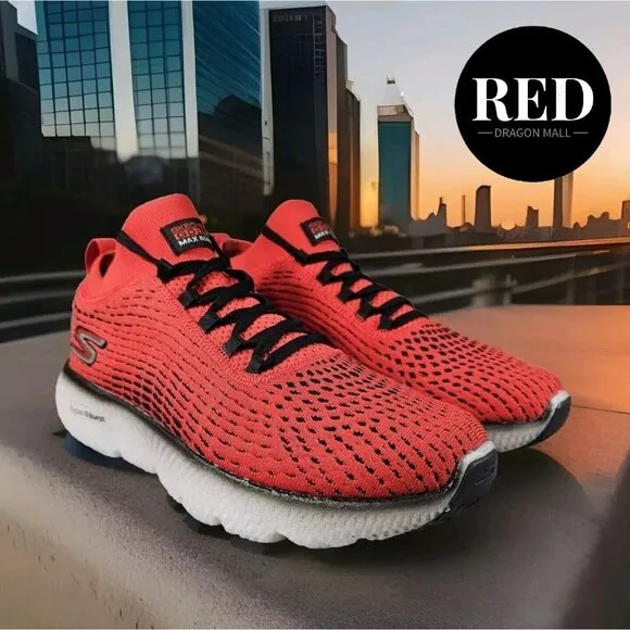 Skechers Gorun Maxroad 4 Red Shoes - Men's Size 10.5