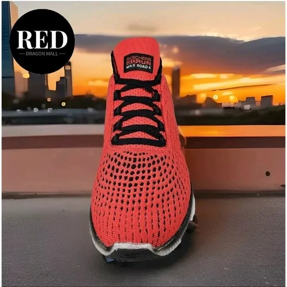 Skechers Gorun Maxroad 4 Red Shoes - Men's Size 10.5