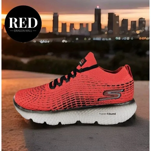 Skechers Gorun Maxroad 4 Red Shoes - Men's Size 10.5