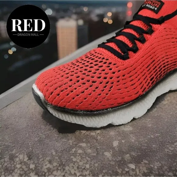 Skechers Gorun Maxroad 4 Red Shoes - Men's Size 10.5