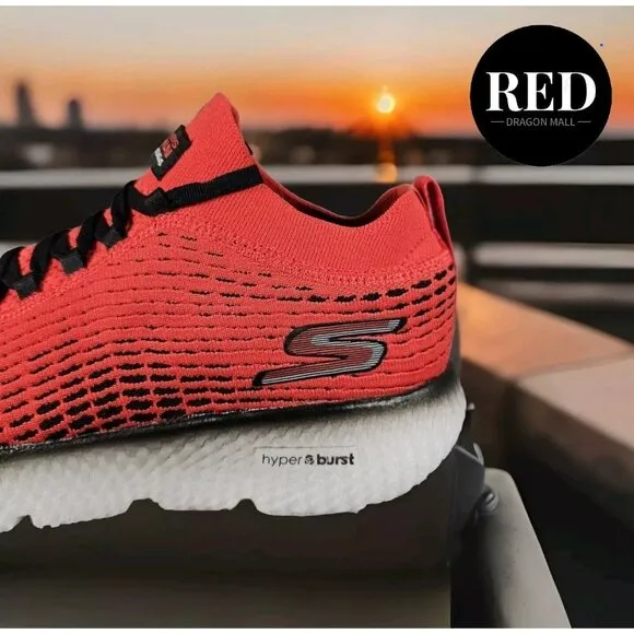Skechers Gorun Maxroad 4 Red Shoes - Men's Size 10.5