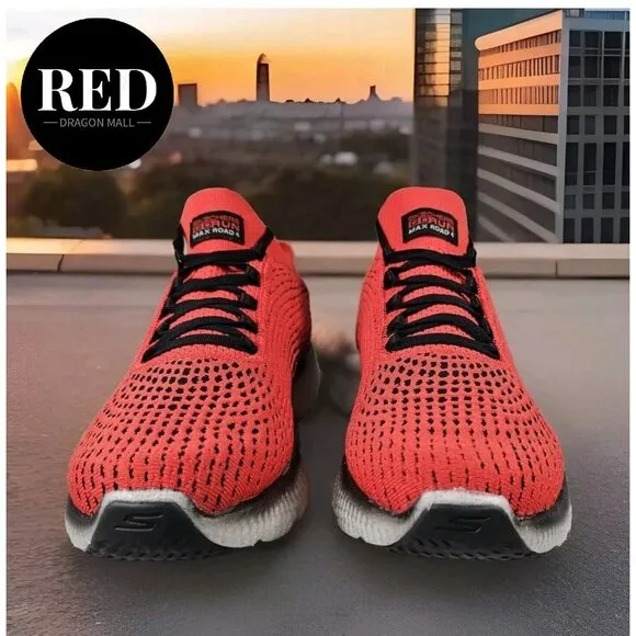 Skechers Gorun Maxroad 4 Red Shoes - Men's Size 10.5