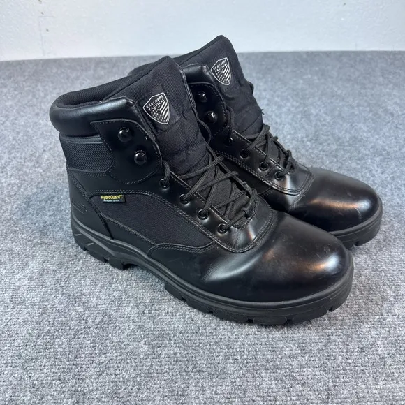Skechers Men's 13 Work Relaxed Fit Wascana Benen WP Tactical HydroGuard Boots