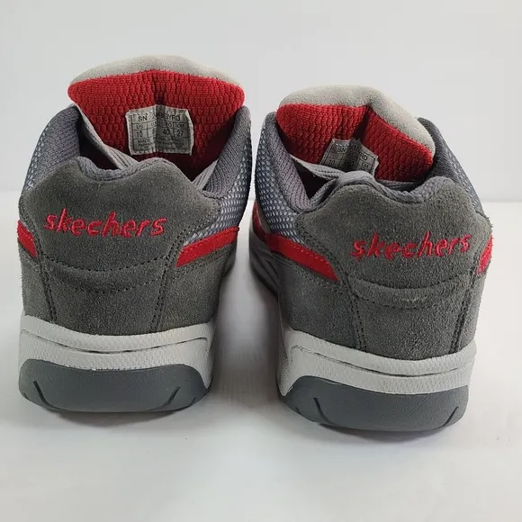 Skechers Sport Gray and Red Skate Shoes