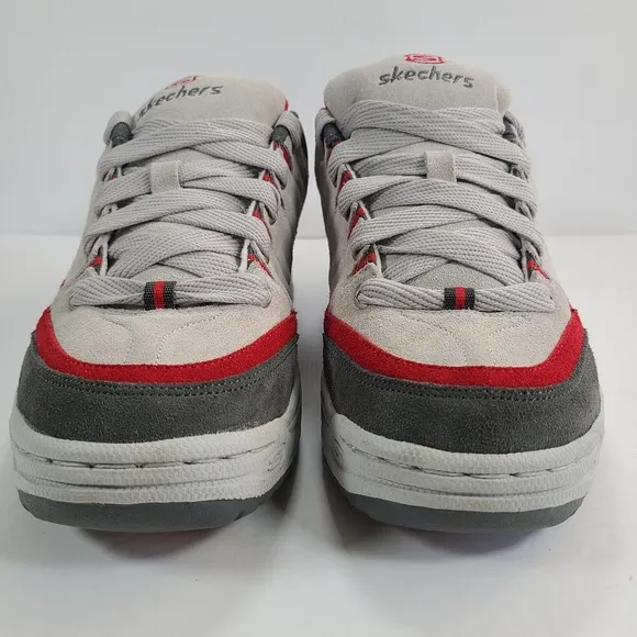 Skechers Sport Gray and Red Skate Shoes