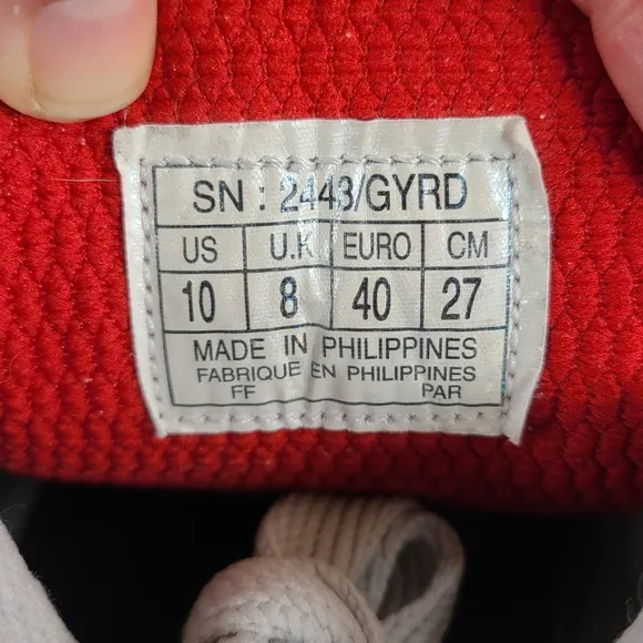 Skechers Sport Gray and Red Skate Shoes