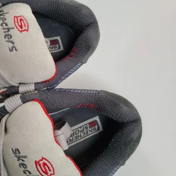 Skechers Sport Gray and Red Skate Shoes