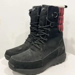 Skechers Women Ultra Adventure Boots Goga Mat Air Cooled Outdoor 8.5 Waterproof