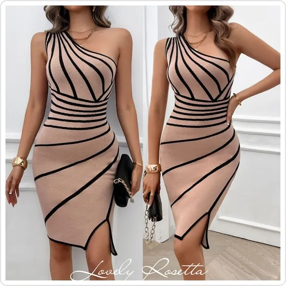 Sleek One-Shoulder Dress