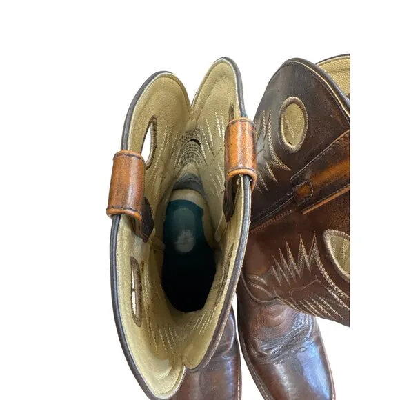 Smoky Mountain Mens Brown Leather Western Boots 11.5EE SKU 7814