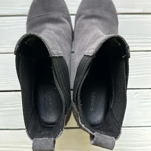 Sorel Adington Chelsea Boot Grey size 6