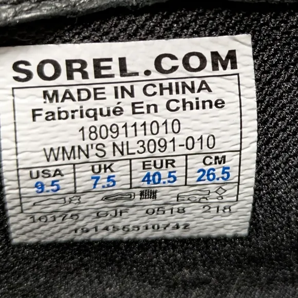 Sorel Ainsley Conquest Waterproof Leather &amp; Suede Boots Size 9.5