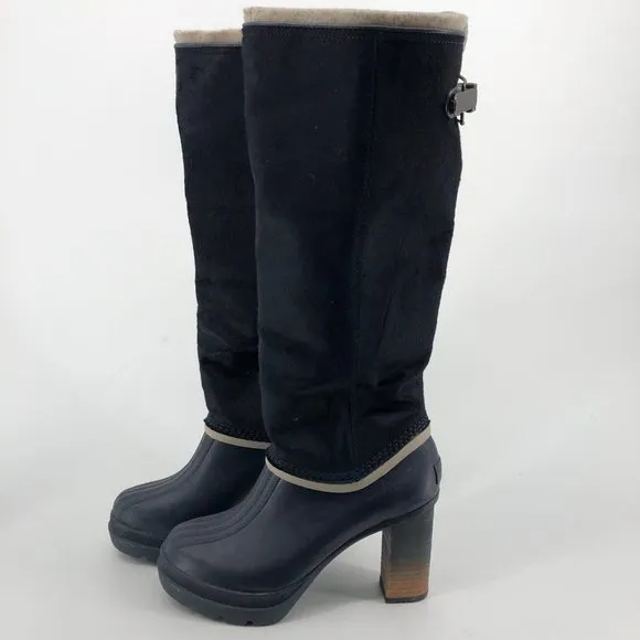 Sorel Blue Over the Knee Boots | High Heel Pump Style