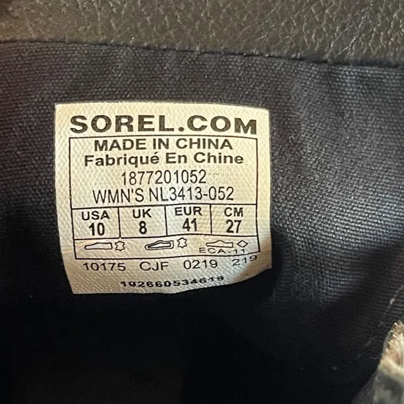 Sorel Boots Womens 10 Phoenix Combat Green Leather Waterproof Short‎ Lace Moto