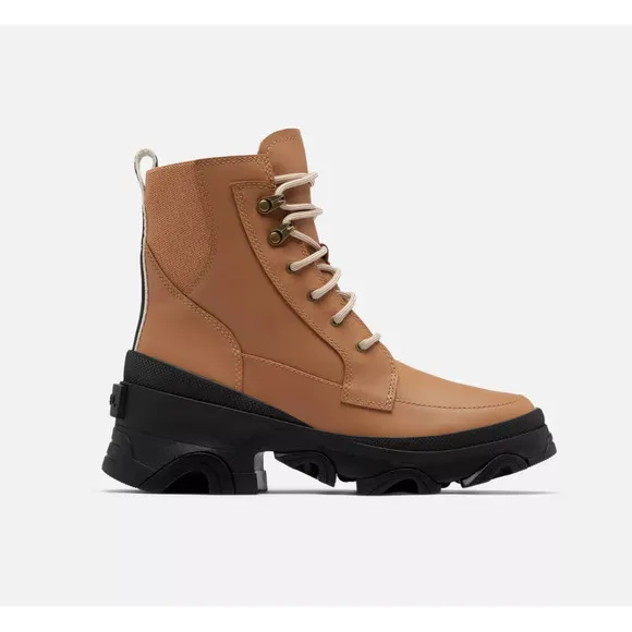 Sorel Brex Lace-Up Boots in Tawny Buff and Black Size‎ 9 M Retail $200 NEW