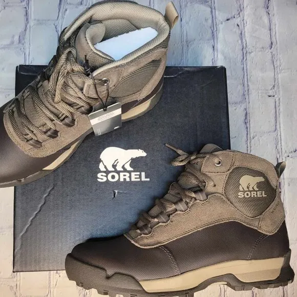 Sorel Buxton Lite Lace‎ WP Major, Jet Men's 8.5