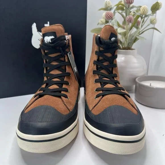 Sorel Cheyanne Metro II Sneak Waterproof Boots Velvet Tan/Black Men's US 11.5