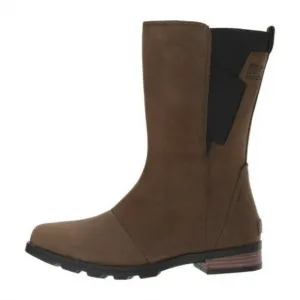 𝅺SOREL Emelie Waterproof Brown Leather Mid Calf Boots