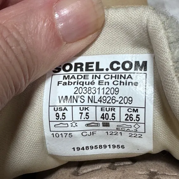 Sorel Evie Ankle Lace Boots - Ceramic Natural