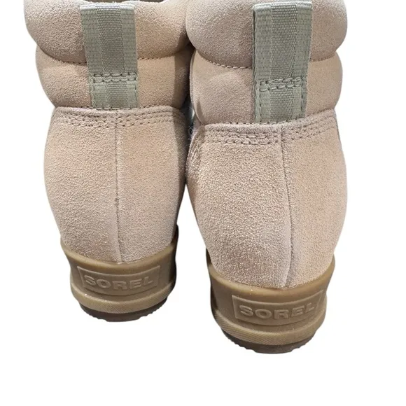 Sorel Evie Ankle Lace Boots - Ceramic Natural