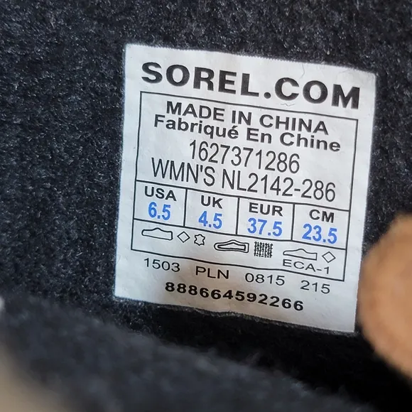 Sorel Joan of Arctic Knit II Winter Boots in Brown Size 6.5