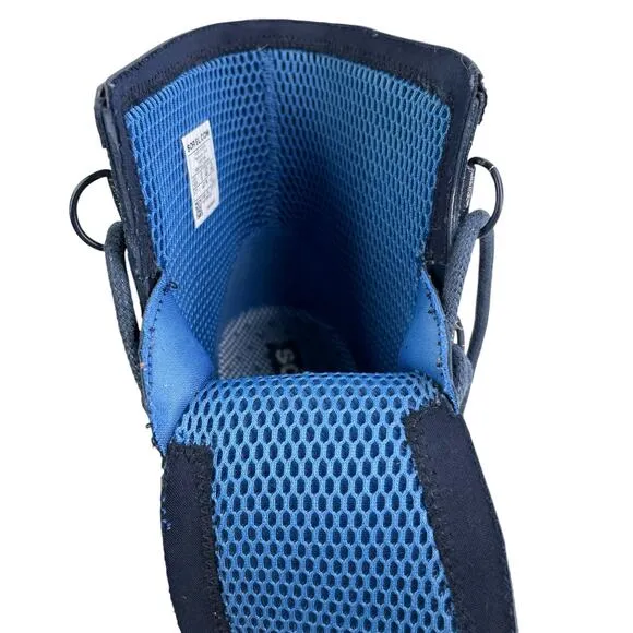 Sorel Joan of Arctic Wedge Rain Boots Waterproof Blue Glossy 9.5