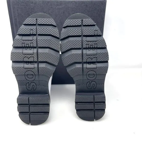 Sorel‎ Lennox Waterproof Lace-Up Boots White and Black Size 9 New Retail $190