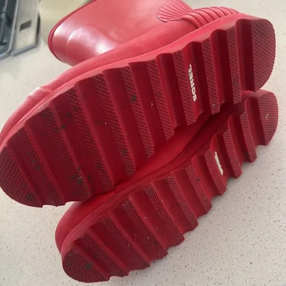 Sorel Red Rain Boots