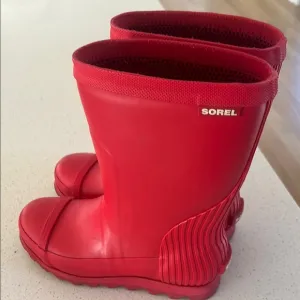 Sorel Red Rain Boots