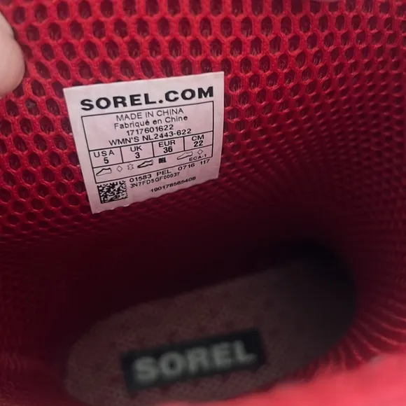 Sorel Red Rain Boots
