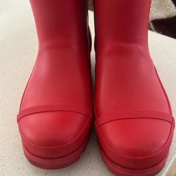 Sorel Red Rain Boots