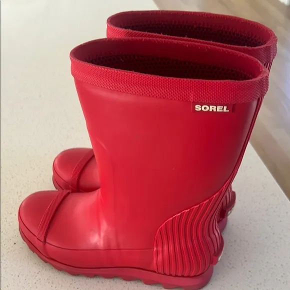 Sorel Red Rain Boots