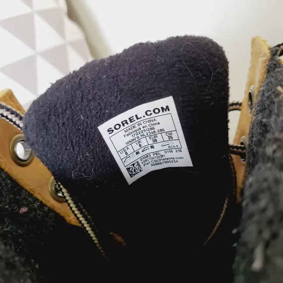 Sorel Slimpack II Waterproof Leather Wool Outdoor Winter Rain Boots 8