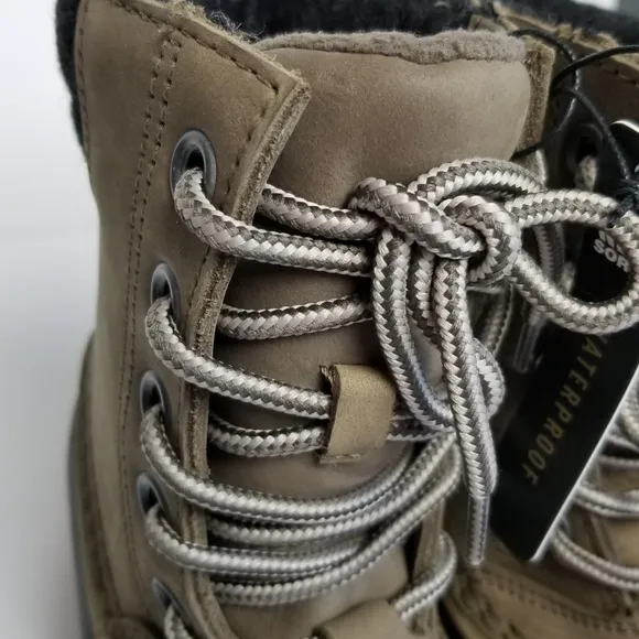 SOREL SLIMPACK LACE II DUCK BOOTS 5 NWB LEATHER GORPCORE OUTDOOR WINTER RAIN
