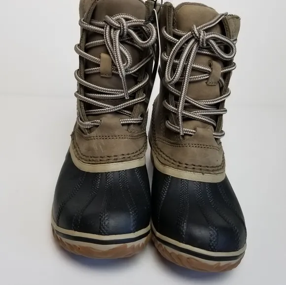 SOREL SLIMPACK LACE II DUCK BOOTS 5 NWB LEATHER GORPCORE OUTDOOR WINTER RAIN