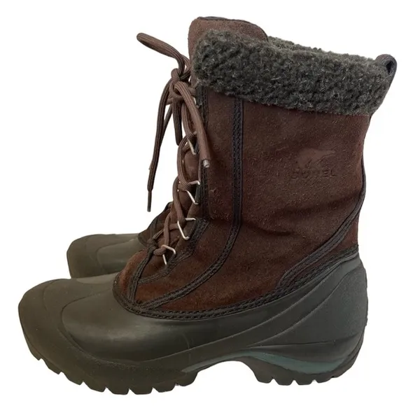 Sorel Suede Cumberland Snow Boots