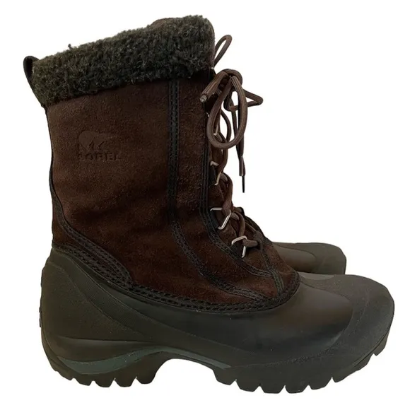 Sorel Suede Cumberland Snow Boots