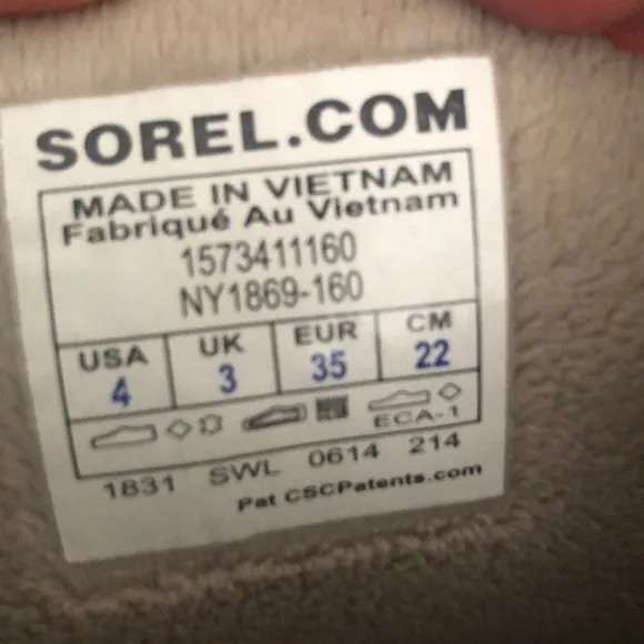 Sorel waterproof boots (both)