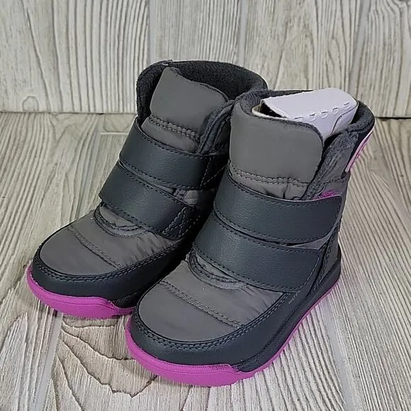 Sorel Whitney 2 Strap Waterproof Winter Snow Boots Toddler Size 6 NEW