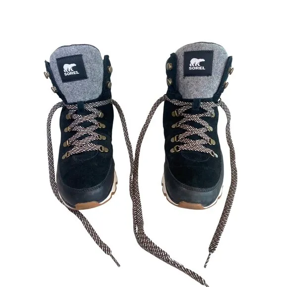 Sorel Women's 10 Kinetic Conquest Boots Black MSRP$197 EUC