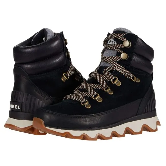 Sorel Women's 10 Kinetic Conquest Boots Black MSRP$197 EUC