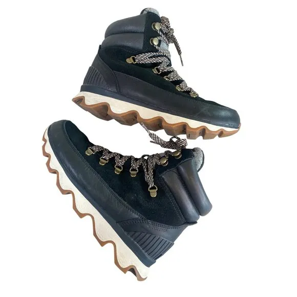 Sorel Women's 10 Kinetic Conquest Boots Black MSRP$197 EUC