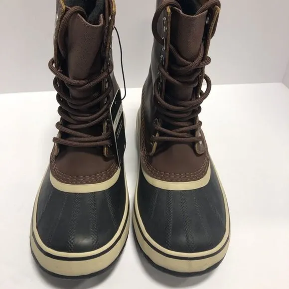 Sorel Women’s 1964 Leather Brown Waterproof Boots, Size 6.5 M