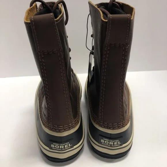 Sorel Women’s 1964 Leather Brown Waterproof Boots, Size 6.5 M