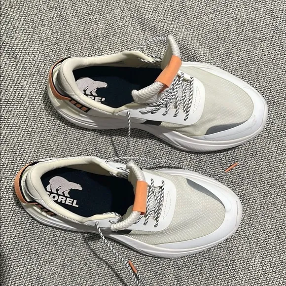 Sorel Women's Athletic Shoes - White, Black, Orange