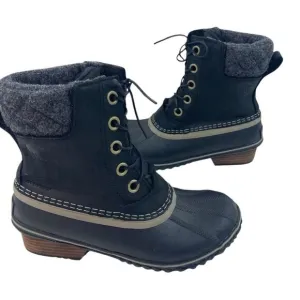 Sorel Women’s Boots Size 6 Black Waterproof Snow Ski Outdoor Laces Winter Lined