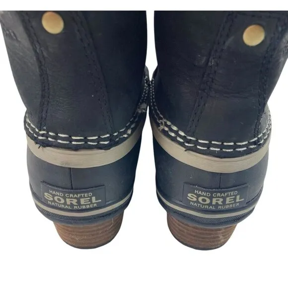 Sorel Women’s Boots Size 6 Black Waterproof Snow Ski Outdoor Laces Winter Lined