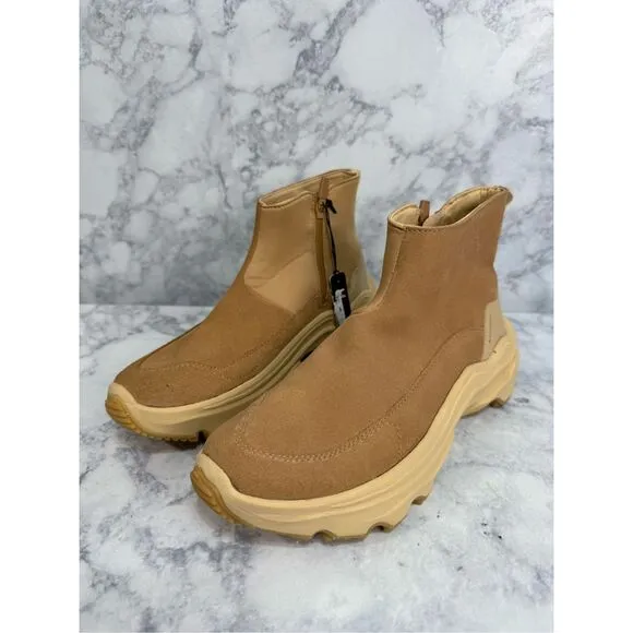 Sorel Women's Boots sz 9 Kinetic Breakthru Acadia Waterproof Suede NEW #K943