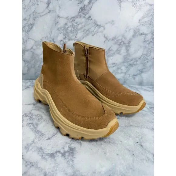 Sorel Women's Boots sz 9 Kinetic Breakthru Acadia Waterproof Suede NEW #K943